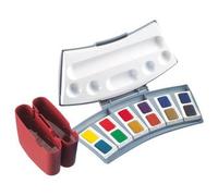 Boîte de couleurs aquarelles d'études 725 D/12,