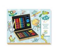 Boite De Couleurs Enfant 3-6 Ans : Crayons Couleurs, Feutres Lavables, Pastel - Mallette Coloriage, Dessin - Set Coffret Artiste Et Carte