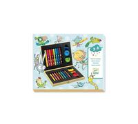 Boite de couleurs enfant 3-6 ans : crayons couleurs, feutres lavables, pastel - Mallette coloriage, dessin - Set