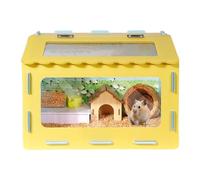 Boîte de couvée respirante et résistante à la mastication - Corps en PP et acrylique | Habitat d'observation toutes saisons à 180° pour poussins, cailles, maison de ville d'arrière-cour, petit