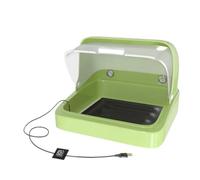 Boîte de couvées de poulet, chauffage de purge de poussin | Poulet Couroder Wabmers Bird Incubator | Boîte à nidification visuelle respirante, 3 coussinets de chauffage réglables à 3 températures, fou