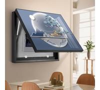 Boîte de couverture de compteur électrique moderne et minimaliste, images personnalisables pour une installation cachée dans le restaurant, le salon, la chambre à coucher