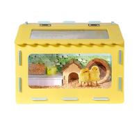 Boîte De Couveuse De Poulet - Boîtier Respirant Avec Fenêtre D'observation, Enclos D'élevage Chaud Et Sûr, Design Compact Et Peu Encombrant | Cour Arrière Maison Urbaine Petite Ferme Appartement Garag