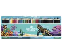 Boîte de crayons de couleur 50 couleurs