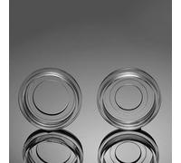 Boîte de culture à fond en verre de 35 mm for microscopie confocale machine - Lot de 10, polystyrène haute transparence(D15mm)