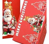 Boîte de de Noël - Fournitures de Saint-Valentin, boîte rouge rebondissante pour, adolescents et adultes, décoration d'intérieur, planificateurs de fête, propriétaires, bureau, école