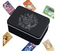 Boîte de de tarot, porte-cartes de tarot Étui de protection pour pont de | Stockage Boîte de rangement organisateur pour cartes à jouer