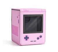 Boîte de Deck (Deck Box) MTG - Étui Rigide avec Exposition Commandant, Boite Rangement Carte pour 120+ Cartes Sous Protège-Cartes, Stockage Magnétique en Simili-Cuir PU avec 2 Séparateurs (Rose)