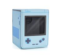 Boîte de Deck (Deck Box) MTG - Étui Rigide avec Exposition Commandant, Boite Rangement Carte pour 120+ Cartes Sous Protège-Cartes, Stockage Magnétique en Simili-Cuir PU avec 2 Séparateurs (Bleu)