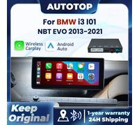 Boîte de décodeur automatique sans fil Apple CarPlay Android, pour système BMW NBT EVO i3 I01 2013 - 2021 BT AUX, lien miroir, Module de voiture AirPlay Système NBT