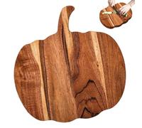 Boîte de découpe de citrouille en bois - Épaissir la planche à découper en forme de citrouille | Boches de hachage de préparation polyvalente | Planches à découper gothiques pour Halloween, cuisine
