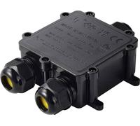Boîte de déflecteur TRU COMPONENTS IP68 étanche, 3 entrées, 0,5-4,0 mm² TC-14745288 noir TRU COMPONENTS Contenu