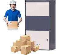 Boîte de dépôt de colis d'extérieur pour livraison sécurisée et courrier, design résistant aux intempéries pour la protection des colis