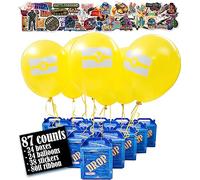 Boîte de dépôt Supply Drop Box avec Ballons. La fête du jeu de militaire à thème butin coffrets cotillons. Décorations sacs-cadeaux jouets, activités d'anniversaire, fournitures de fête