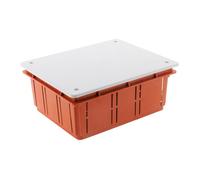 Zenitech Boîte de dérivation à encastrer 160 x 130 x 70mm - Rouge