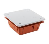 Boîte de dérivation à encastrer 92 x 92 x 45mm - Rouge - Zenitech
