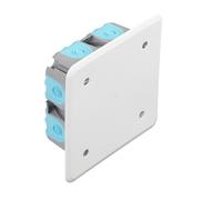 Boite de dérivation à encastrer multimatériaux stop air 100x100x prof.40 mm DEBFLEX Gris/bleu - 718866