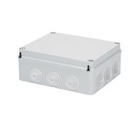 Gewiss BOÎTE de DÉRIVATION avec COUVERCLE BAS À VIS - IP55 - DIMENSIONS INTERNES 240X190X90 - PAROIS avec PASSE-FILS À GRADINS À ENTRÉE DIRECTE