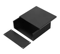 Boite De Dérivation, Boite Jonction étanche, Electrical Junction Box Boitier Aluminium électronique Coffret Electrique Boitier Electronique 40 X 100 X 110mm Noir
