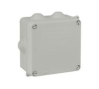 - Boîte de dérivation carrée IP55 7 entrées - 100 x 100 x 55 mm