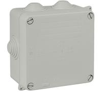 Boîte de dérivation carrée IP55 7 entrées - 100 x 100 x 55 mm - Solera