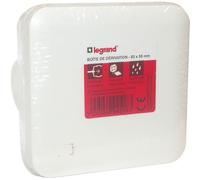 Boîte de dérivation carrée - LEGRAND - 80x80 mm - blanc