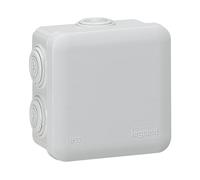 Boîte de dérivation carrée Plexo 9 entrées Legrand 80x45x80