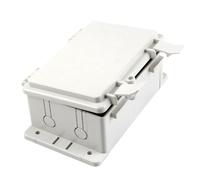 Boite de Derivation, Coffret Electrique Etanche Exterieur en Plastique ABS, à L'eau et à la Poussière IP67, Boîtier Étanche à Boucle pour L'Électronique(46x32x11cm)