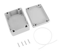 Boite de Derivation Electrique, 115×90×55mm Boîte de Jonction Externe en Plastique ABS Etanche la Poussière IP65 Boîtier de Boîtier de Projet Electrique Universel pour une Utilisation Extérieur