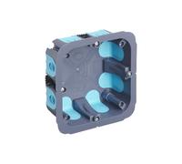 Boite de derivation electrique | boite derivation | Boite de derivation etanche exterieur | Boite De Derivation Encastree Stop Air 100X100X40 + Couvercle | Debflex | 718866