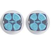 Boite de derivation electrique | boite derivation | Boite de derivation etanche exterieur | Boite De Derivation Stop Air Ø85H40 + Couvercle | Debflex | 718871 (Lot de 2)
