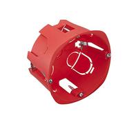 Boite de derivation electrique - boite derivation - Boite de derivation etanche exterieur - Boite Pour Appareillage 1 Poste Cloison Sèche Diamètre 85mm Profondeur 50mm Couleur Orange - Debflex