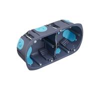 Boite d'encastrement multimat - d67x p40 mm - 2 postes - Stopair - Stocké DEBFLEX
