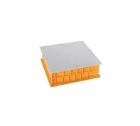 Boite de derivation electrique - boite derivation - Boite de derivation etanche exterieur - Boite Spécial Combles Avec Couvercle 300 X 300/P95 Orange - Debflex - 703990