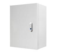 Boite de Derivation Electrique Etanche Exterieur, Boîte Électrique Verrouillable, Surface Revêtue de Poudre, Panneau Porte Renforcé, Composants Montage Inclus, Facile à Utiliser(60x50x20cm)