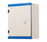 Boite de Derivation Electrique Etanche Exterieur, Matériau Robuste, avec Serrure, Plaque de Montage et Trous Câblage, Gamme Complète Tailles, Installation Facile