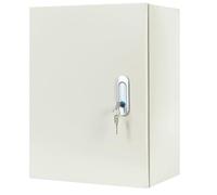 Boite de Derivation en Acier, Boitier Etanche Murale à L'eau et à la Poussière avec Verrous de Sécurité et Plaques de Montage(50x40x20 cm/19.7x15.7x7.9 in)