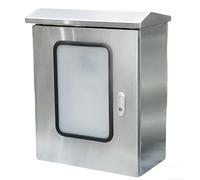 Boîte de Dérivation en Acier Inoxydable pour Extérieur/Intérieur - Étanche à L'eau et à la Poussière, Plaque de Montage Incluse(60x50x30 cm/23.6x19.7x11.8 in)