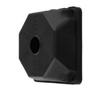 Boîte de dérivation en plastique pour système de surveillance de sécurité avec câble interne - Protection imperméable - Finition blanche - 130 x 130 x 50 mm - Montage rapide - Noir