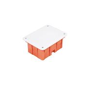 Boîte de dérivation encastrée 144 x 104 x 74 cm Boîtier encastré avec couvercle blanc