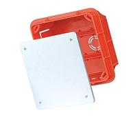Boîte de dérivation encastrée 76 x 76 x 52 cm avec couvercle - Boîte de dérivation encastrée - Pp/t 1 6380