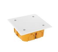 Boîte de dérivation encastrée cloison sèche DEBFLEX 105x105x40mm orange