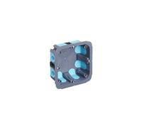 Boite de dérivation à encastrer multimatériaux stop air 100x100x prof.40 mm DEBFLEX Gris/bleu - 718866