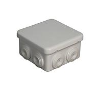 Boîte de dérivation étanche - 80x80x45mm 7 entrées IP55 - EUROHM 50003