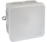 Boîte de dérivation étanche éco 960°C - 80 x 80 mm - 7 entrées