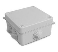 Boîte de Dérivation Étanche en Saillie IP55 113x113x60 mm Gris Gris G