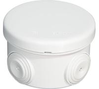 Boîte de dérivation étanche - ronde diamètre 80mm 4 entrées IP55 - EUROHM 50002