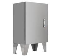 Boite de Dérivation Extérieure sur Pied, Étanche, en Acier Inoxydable, avec Pieds Surélevés et Verrous de Sécurité(60x80x20 cm/23.6x31.5x7.9 in)