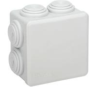 Zenitech, Boîte de Dérivation IP55 pour Cloisons Sèches, 60x60x40mm, Blanc, Résistante à l'Humidité et à la Poussière, Installation Facile et Discrète, Protection Optimale pour Câblages Électriques