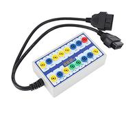 Boîte de dérivation OBD 2, boîte de dérivation de connecteur de diagnostic d'outils de voiture OBDII 16 broches avec câble de connexion adapté pour le jugement de signal de ligne OBD 2 de